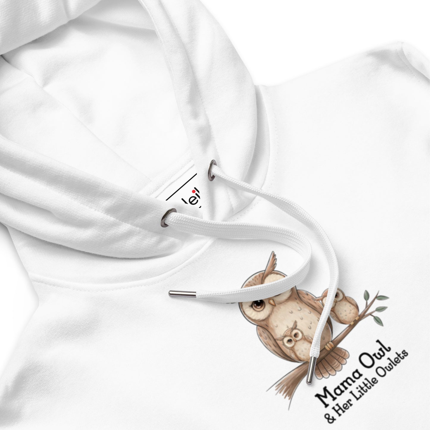 Premium Eco Hoodie - Owl Themed Sustainable Fashion Dudeily