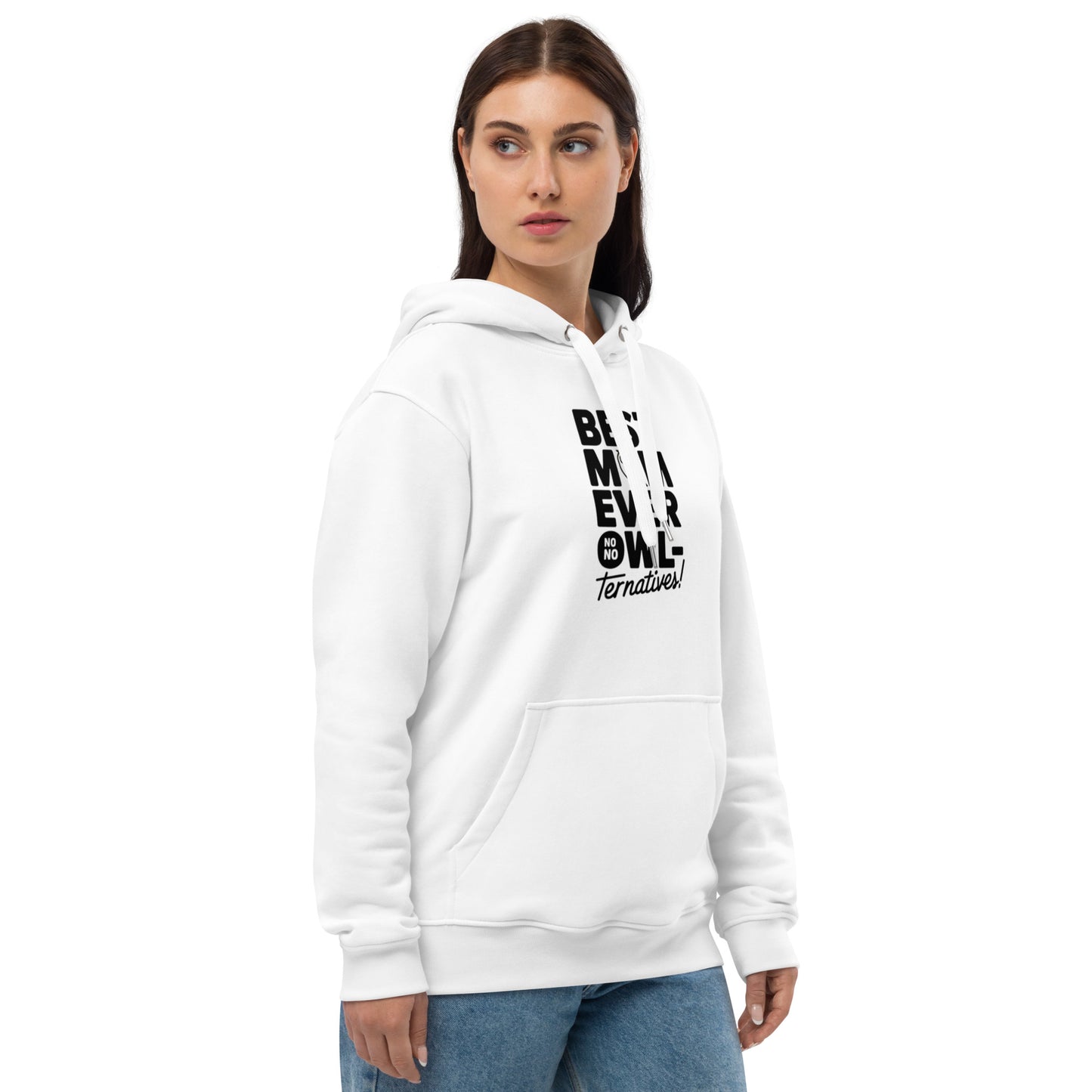 Premium Eco Hoodie – Owl-Themed Sustainable & Ethical Fashion Dudeily