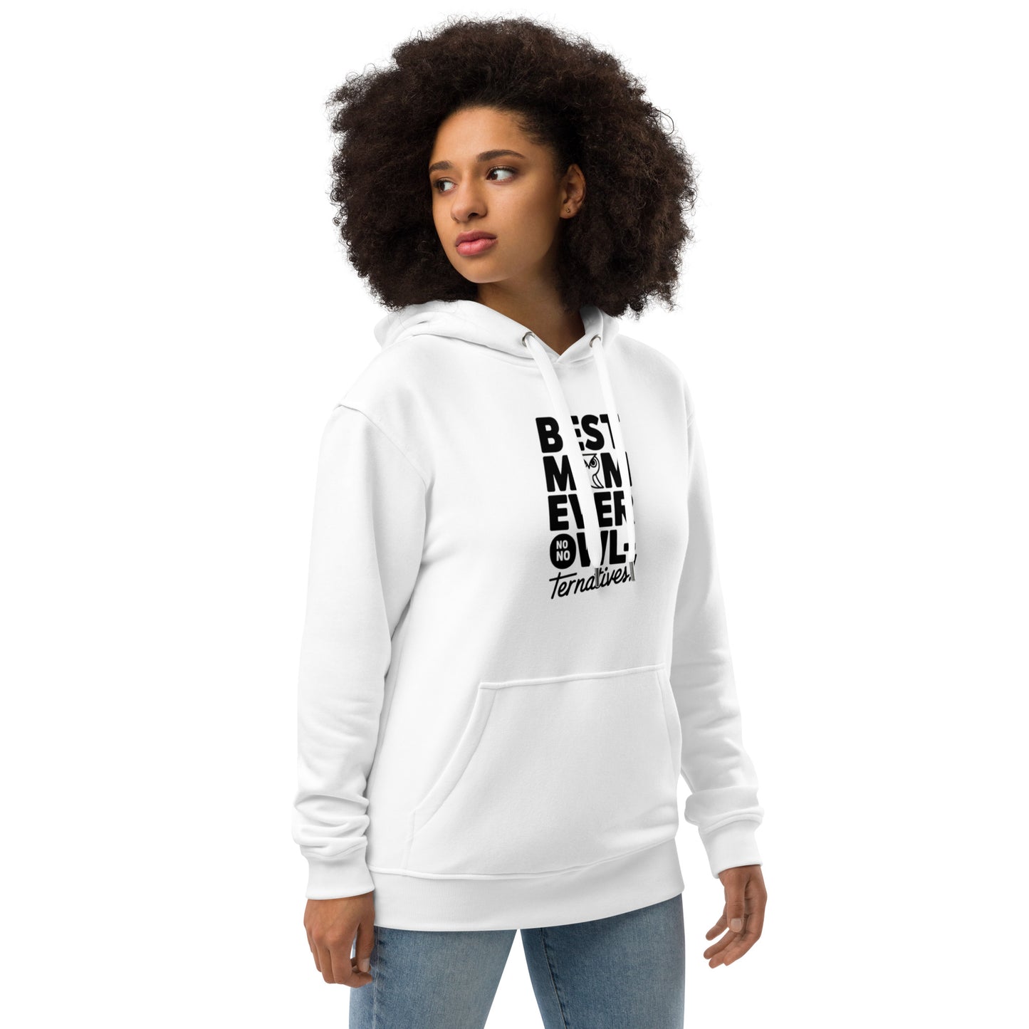 Premium Eco Hoodie – Owl-Themed Sustainable & Ethical Fashion Dudeily