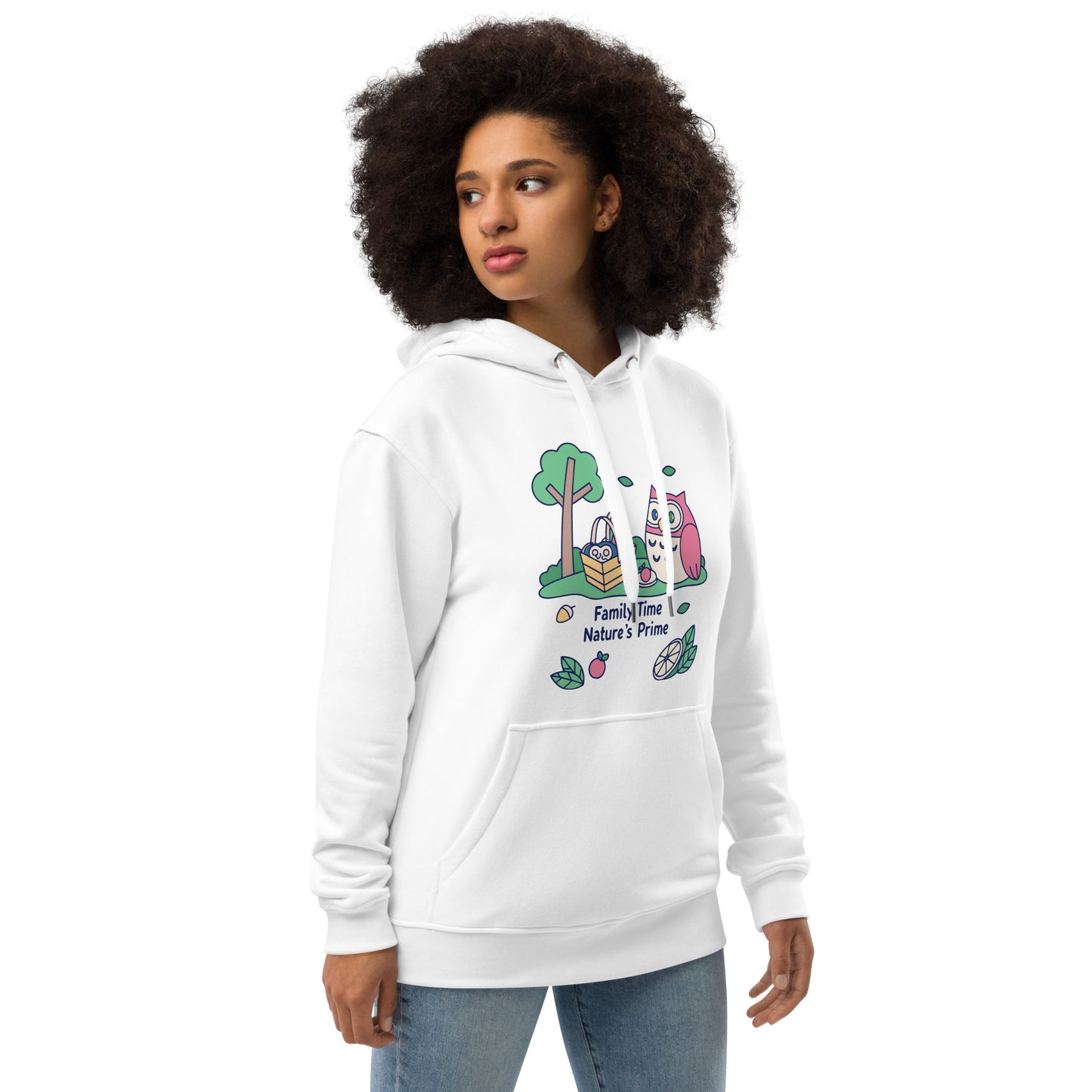 Premium Eco Hoodie – OwlElite Sustainable Fashion for Stylish Family Day Moments Dudeily