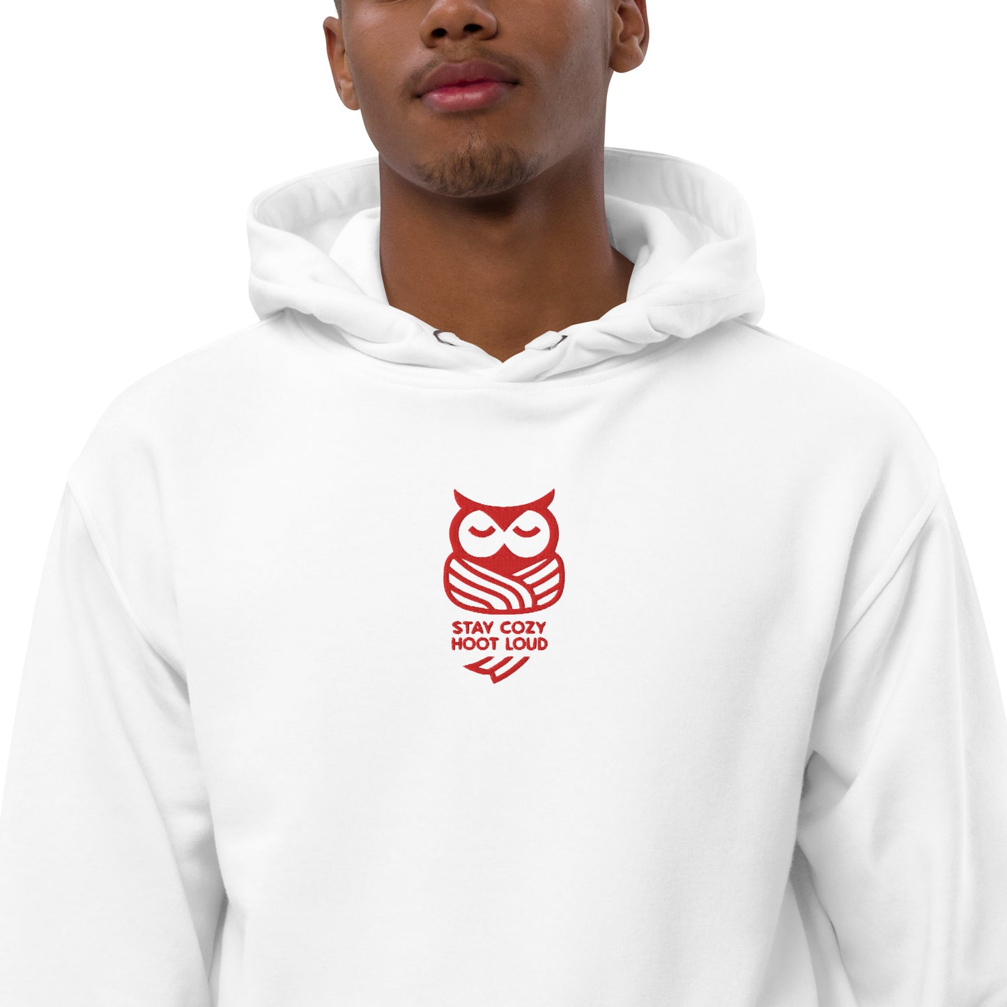 Owl Premium Eco Hoodie - Sustainable Fashion USA for Cozy Fall Vibes Dudeily