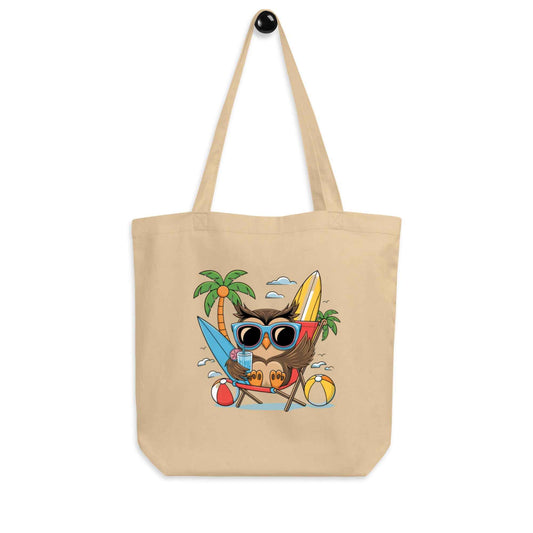 Owl Themed Eco Tote Bags - Sustainable, Stylish, and Practical for Daily Use Oyster Dudeily