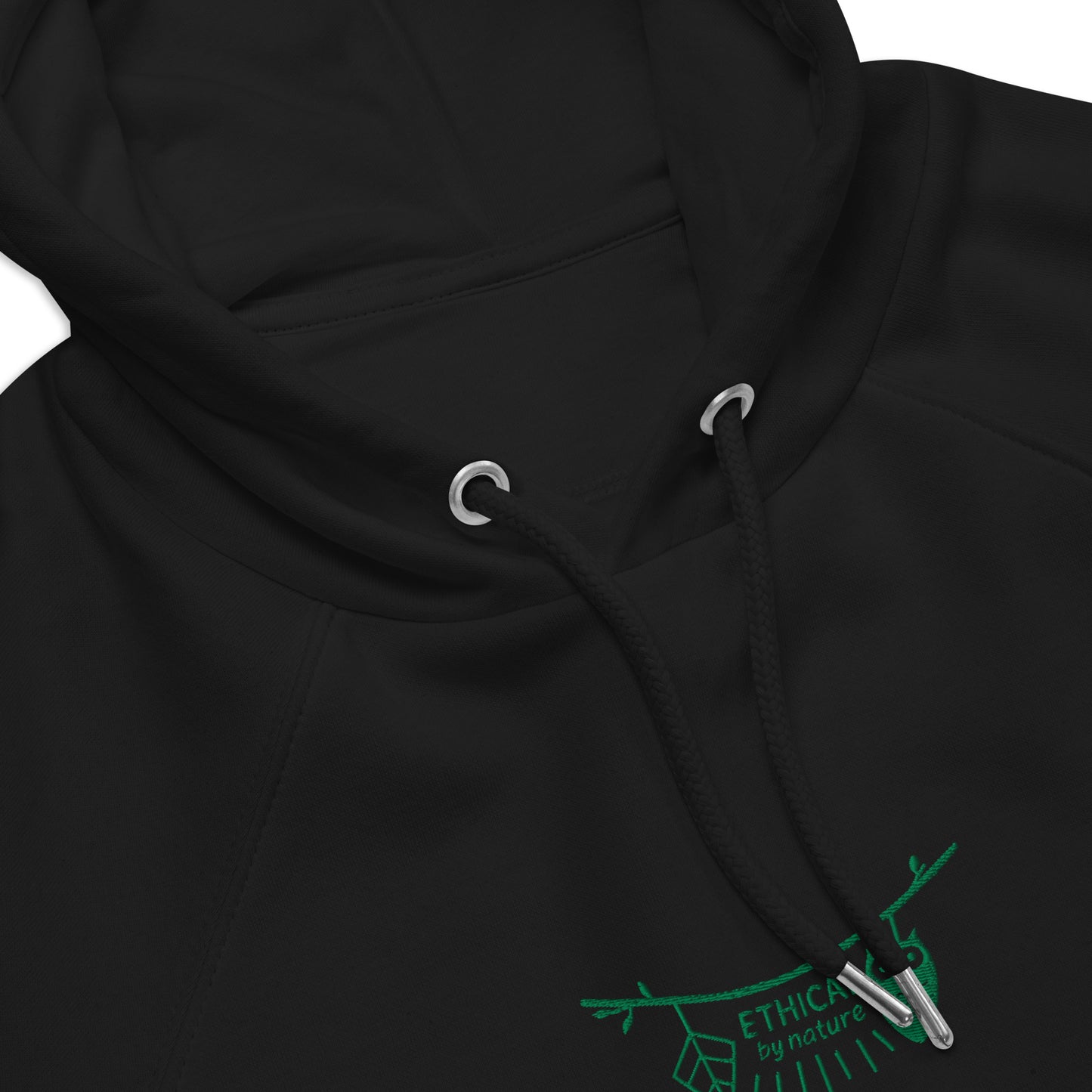 Unisex Eco Raglan Hoodie: Ethical by Nature | Owl Embroidered Sustainable Fashion Dudeily