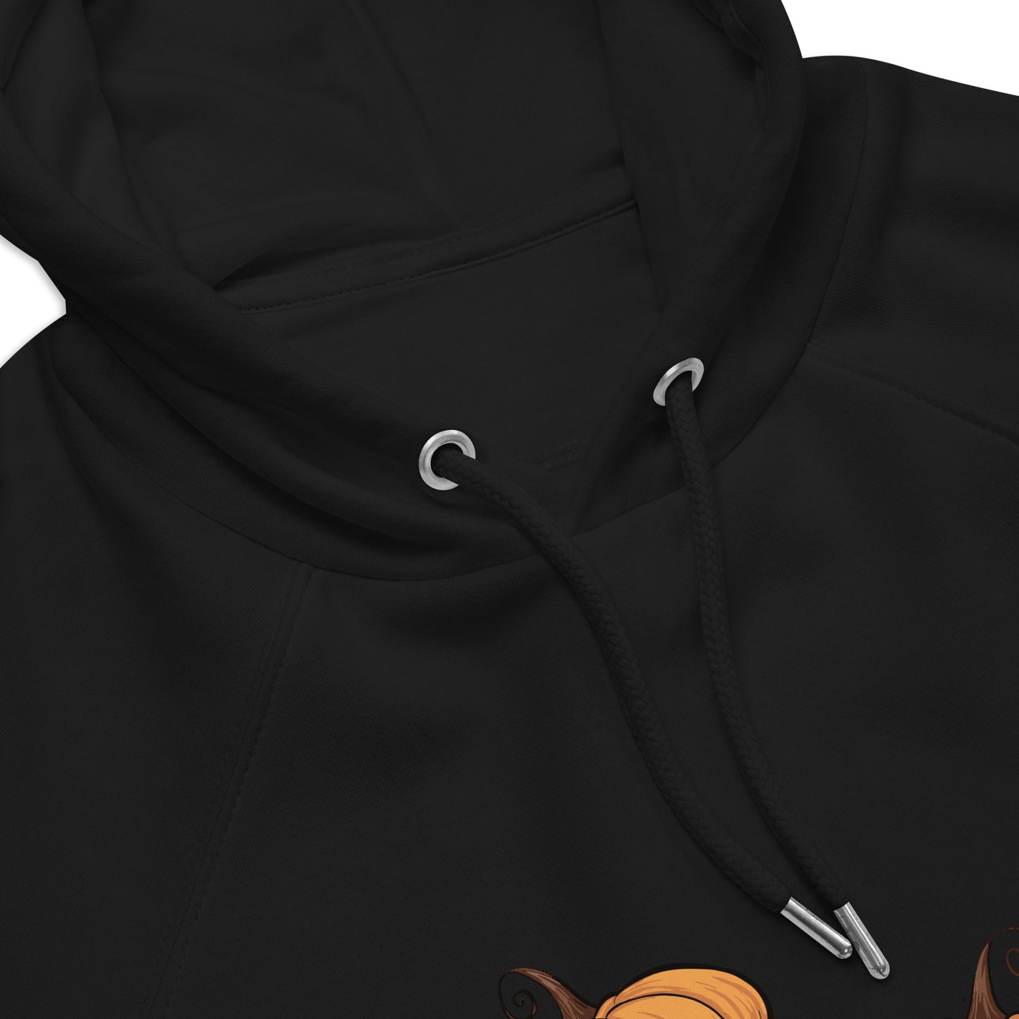 Unisex Eco Raglan Hoodie: Halloween Owl Sustainable Style USA Dudeily