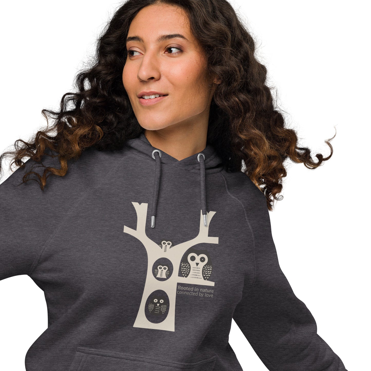 Unisex Eco Raglan Hoodie – OwlInspired Sustainable Fashion USA Dudeily