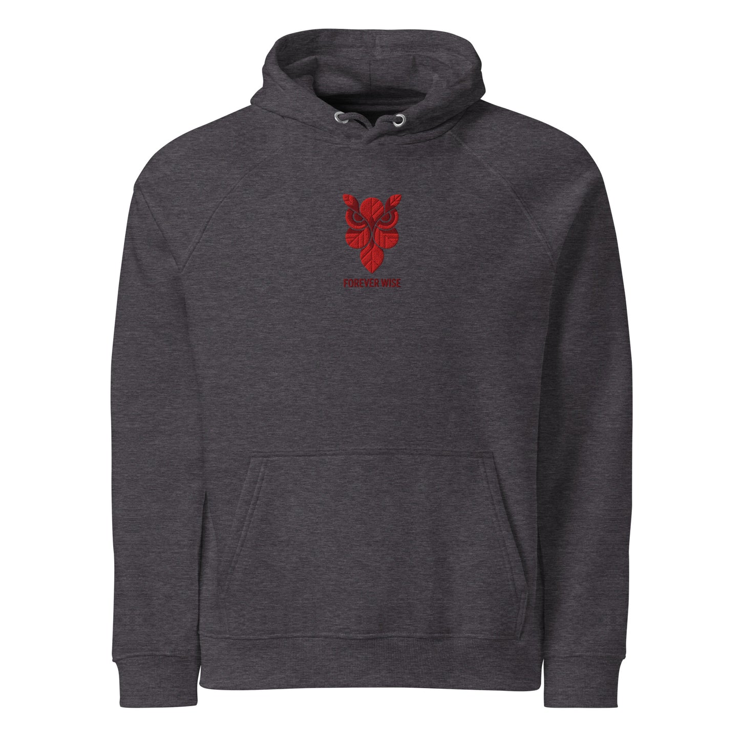 Owl Unisex Eco Raglan Hoodie: 'Forever Wise' in Fall | Sustainable Fashion USA Dudeily