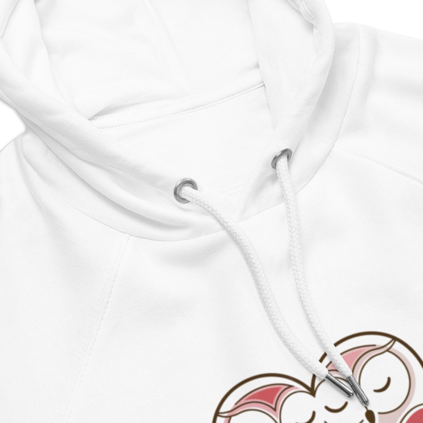 Owl-Themed Unisex Eco Raglan Hoodie | Sustainable, Stylish Comfort Dudeily