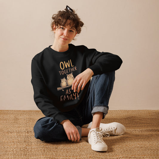 OwlSpirit Unisex Eco Sweatshirt – Soft, Sustainable & Seasonless Style Dudeily