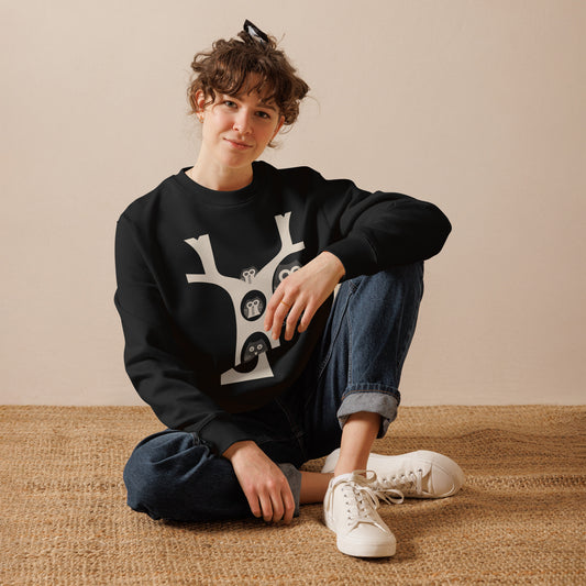 Unisex Eco Sweatshirt – OwlNest Sustainable Fashion for Family Day Comfort Dudeily