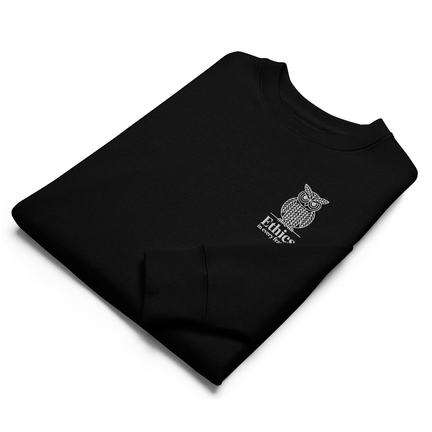 Owl Unisex Eco Sweatshirt – "Ethics in Every Feather" | Sustainable Fashion USA Dudeily