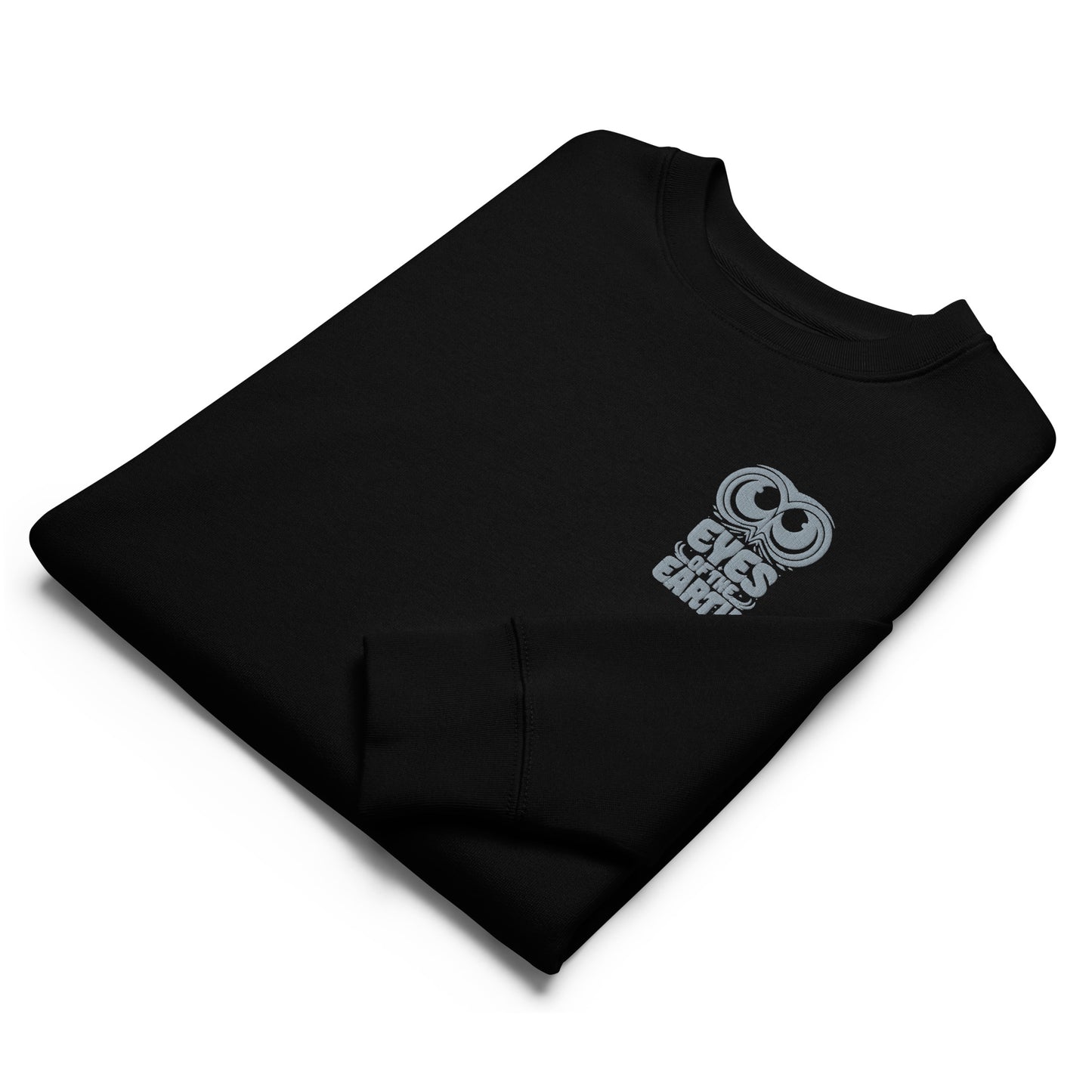 Owl Unisex Eco Sweatshirt: 'Eyes of the Earth' in Fall | Sustainable Fashion USA Dudeily