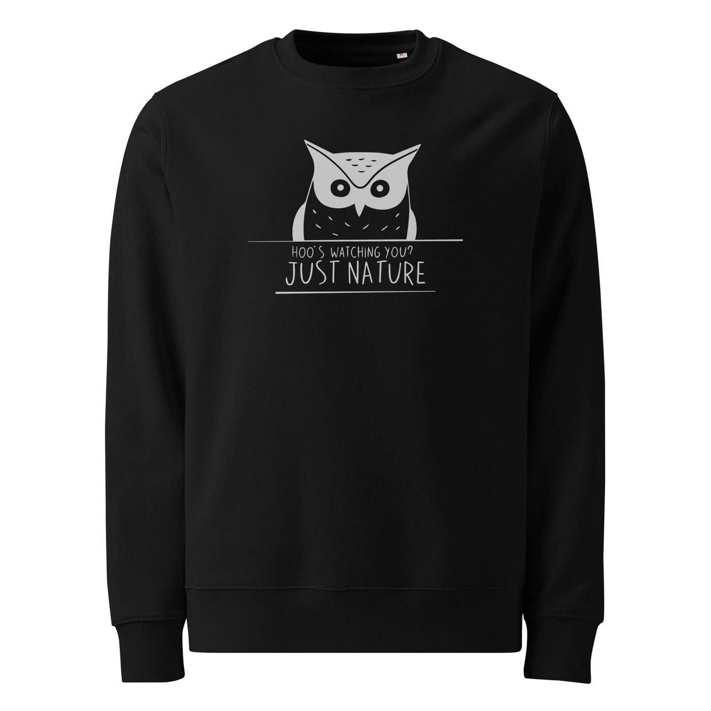 Unisex Eco Sweatshirt: 'Stay Cozy Hoot Loud' in Fall | Eco-Friendly Owl Apparel USA Dudeily