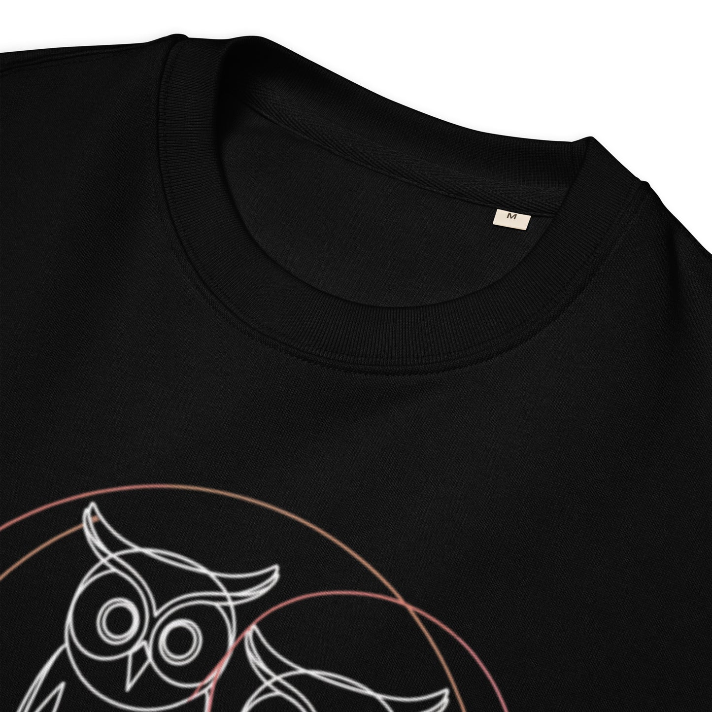 Unisex Eco Sweatshirt | Owl-Themed, Sustainable, Comfortable Style Dudeily