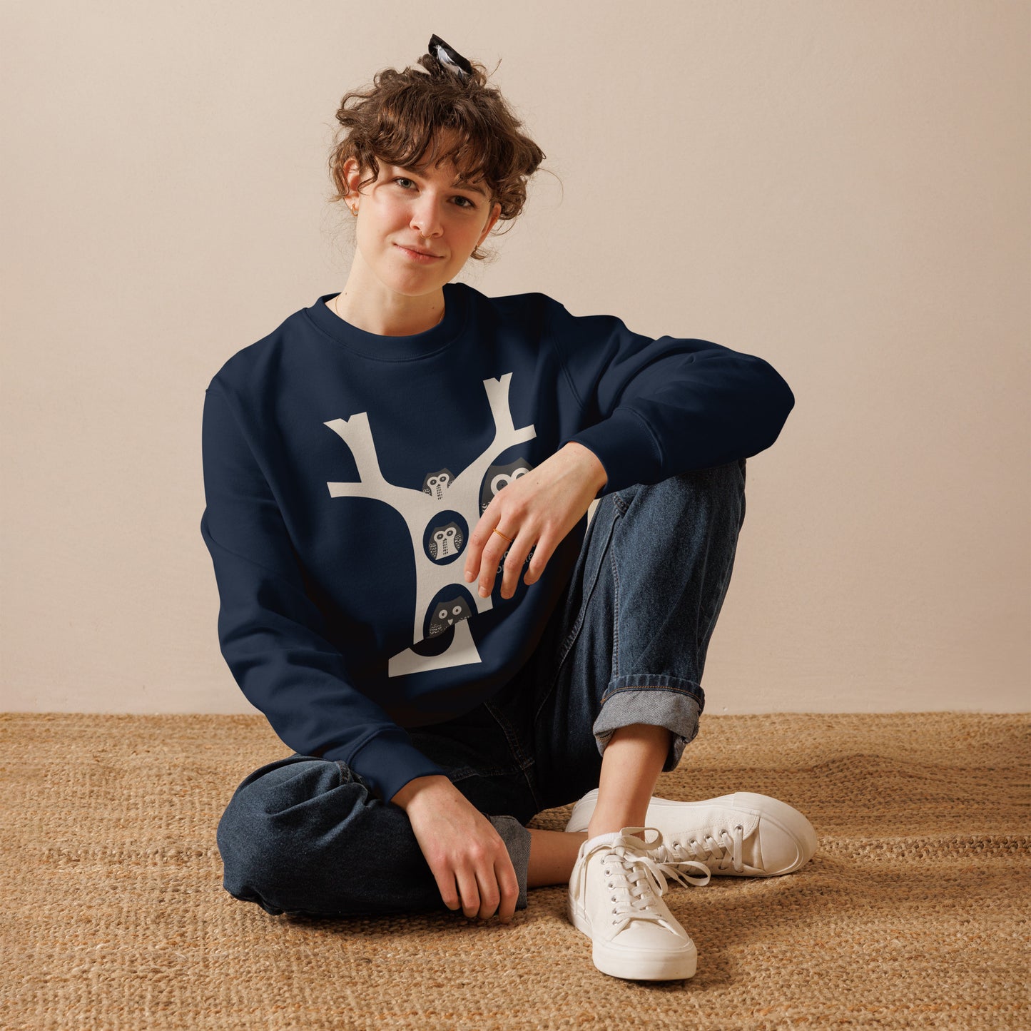 Unisex Eco Sweatshirt – OwlNest Sustainable Fashion for Family Day Comfort Dudeily