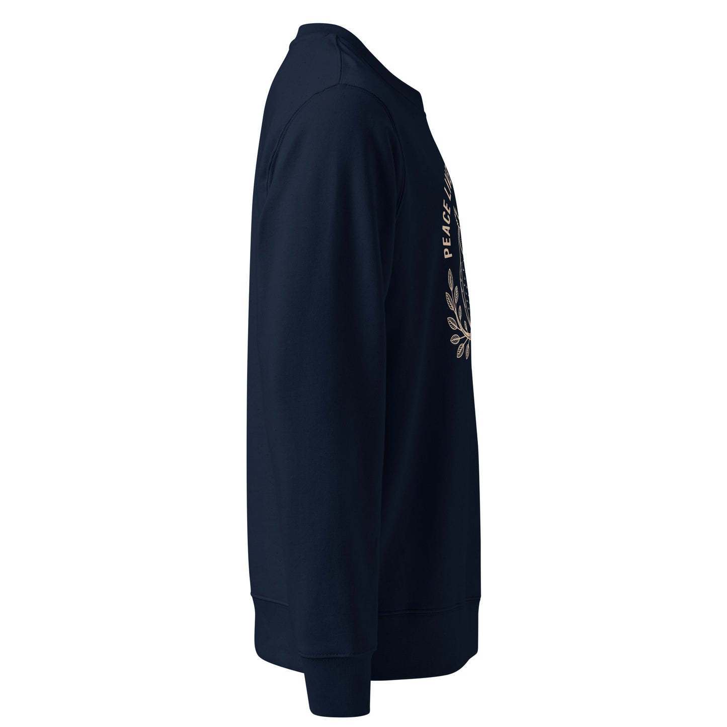 Owl Unisex Eco Sweatshirt: 'Peace in the Night' in Fall | Sustainable Owl Fashion USA Dudeily