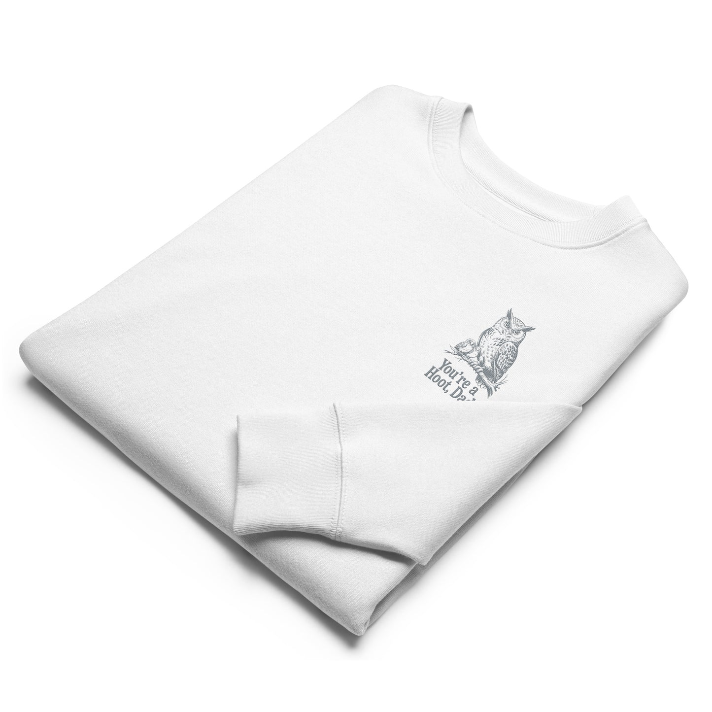 Owl-Themed Unisex Eco Sweatshirt | Sustainable Fashion for Eco-Conscious Living Dudeily