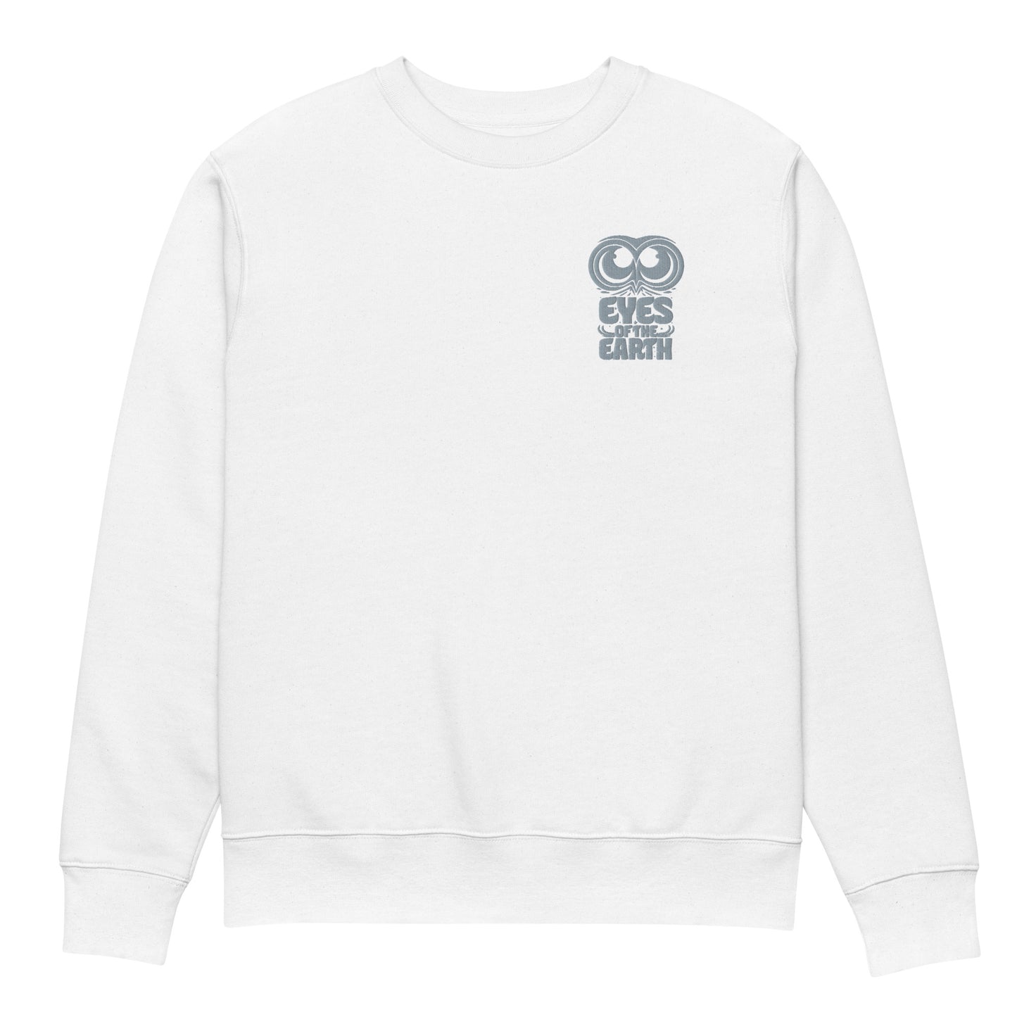 Owl Unisex Eco Sweatshirt: 'Eyes of the Earth' in Fall | Sustainable Fashion USA Dudeily