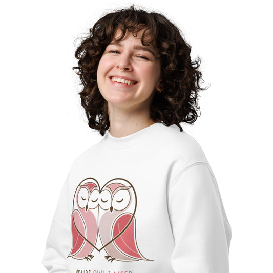Owl-Themed Unisex Eco Sweatshirt | Sustainable fashion, Stylish & Comfortable Dudeily