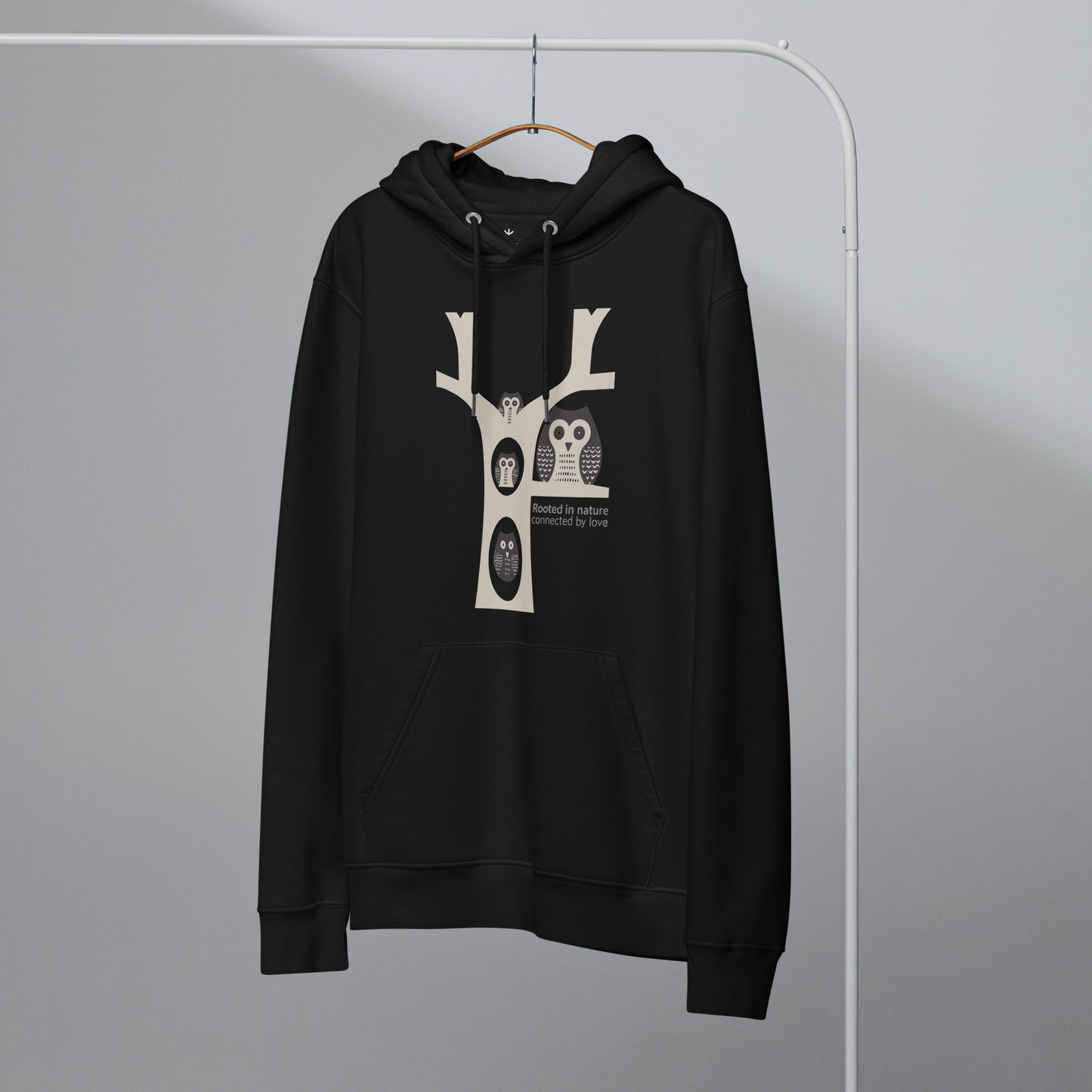 OwlNest Unisex Essential Organic Hoodie – Sustainable Fashion USA | Family Day Edition Dudeily