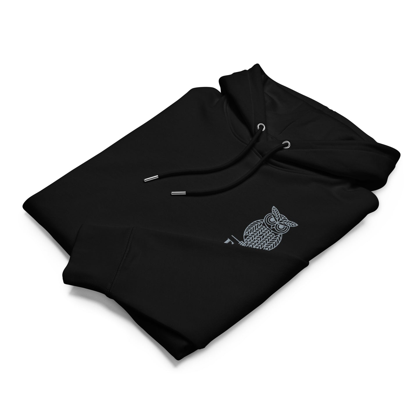 Owl Unisex Essential Organic Hoodie – "Ethics in Every Feather" | Sustainable Fashion Dudeily