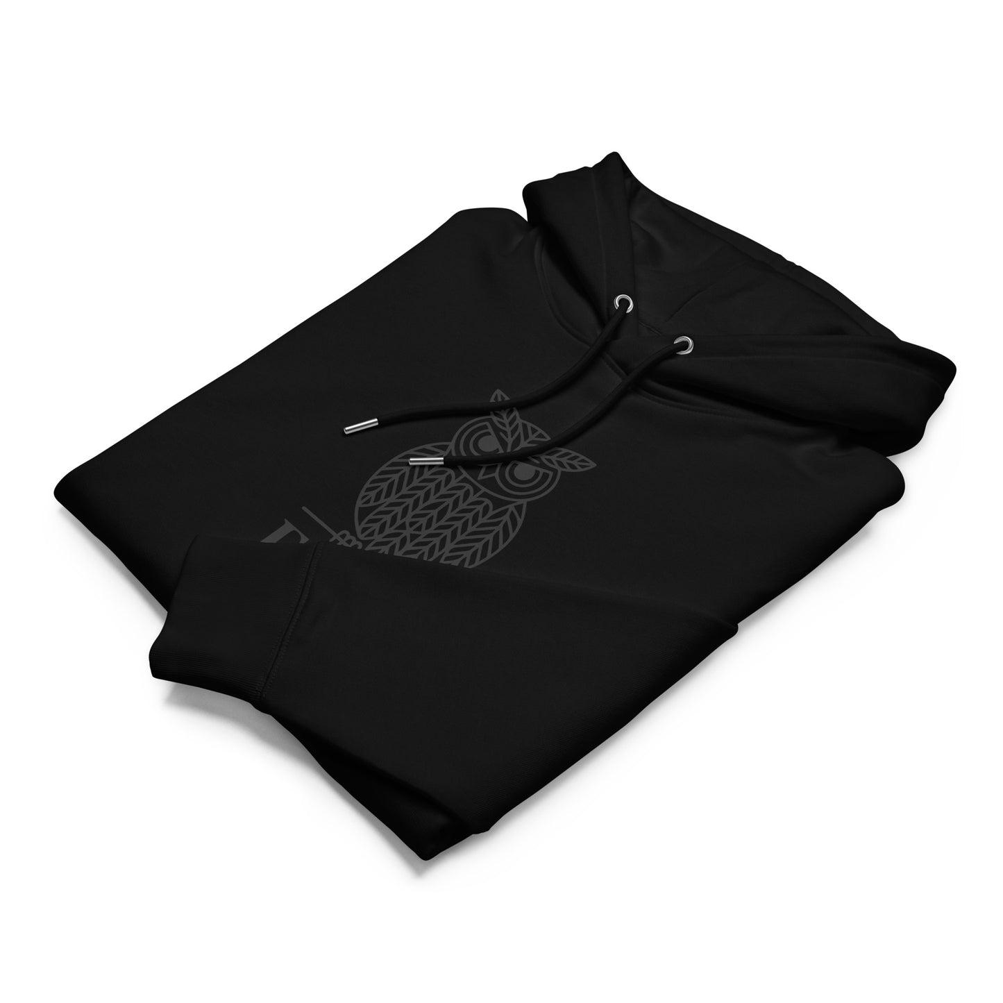Unisex Essential Organic Hoodie: 'Ethics in Every Feather' | Sustainable Owl Fashion USA Dudeily