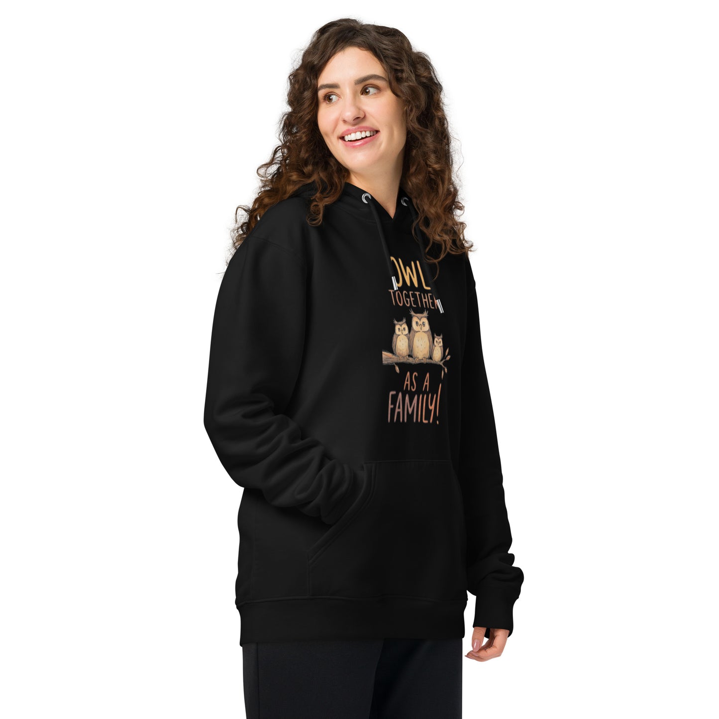OwlNest Unisex Essential Organic Hoodie – Everyday Eco Comfort Dudeily