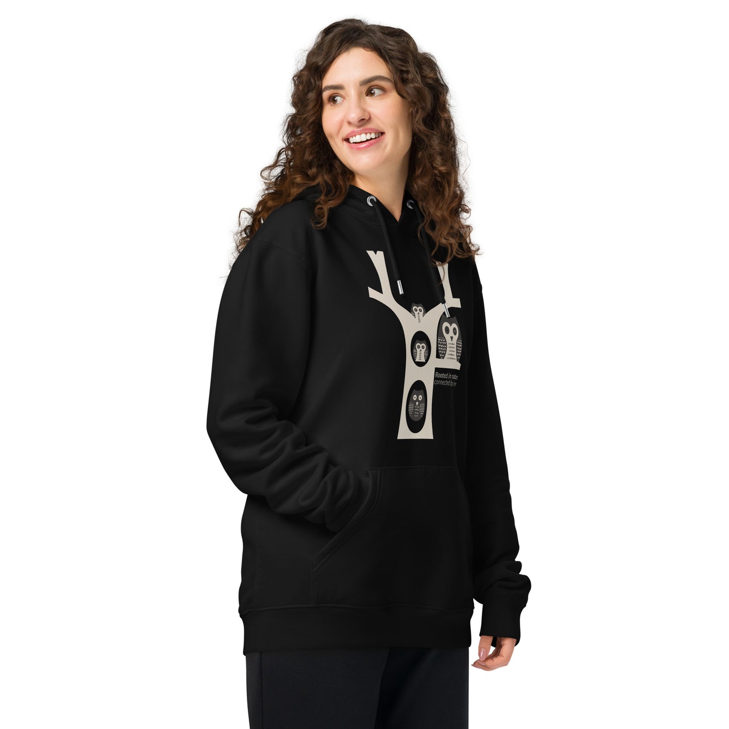OwlNest Unisex Essential Organic Hoodie – Sustainable Fashion USA | Family Day Edition Dudeily