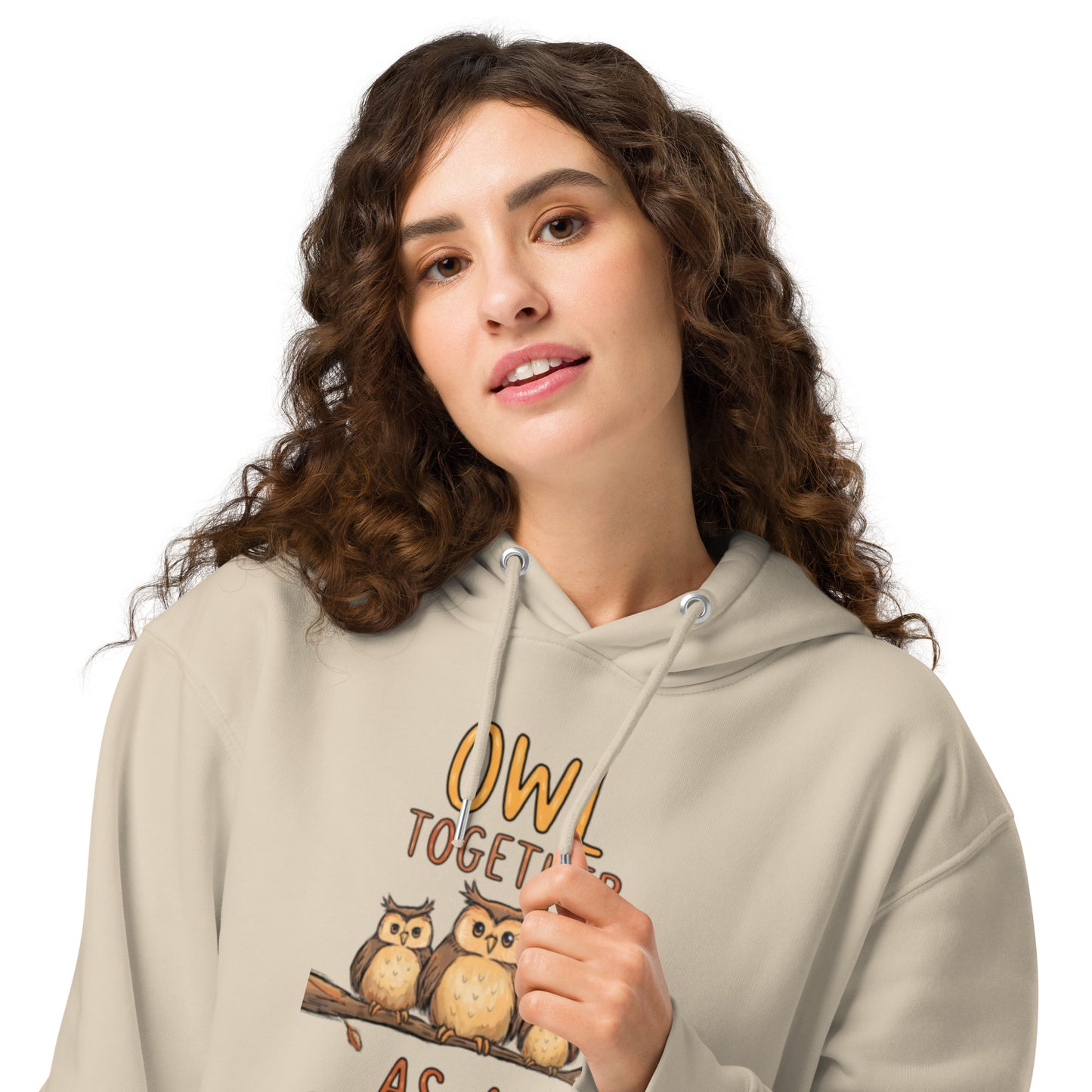OwlNest Unisex Essential Organic Hoodie – Everyday Eco Comfort Dudeily