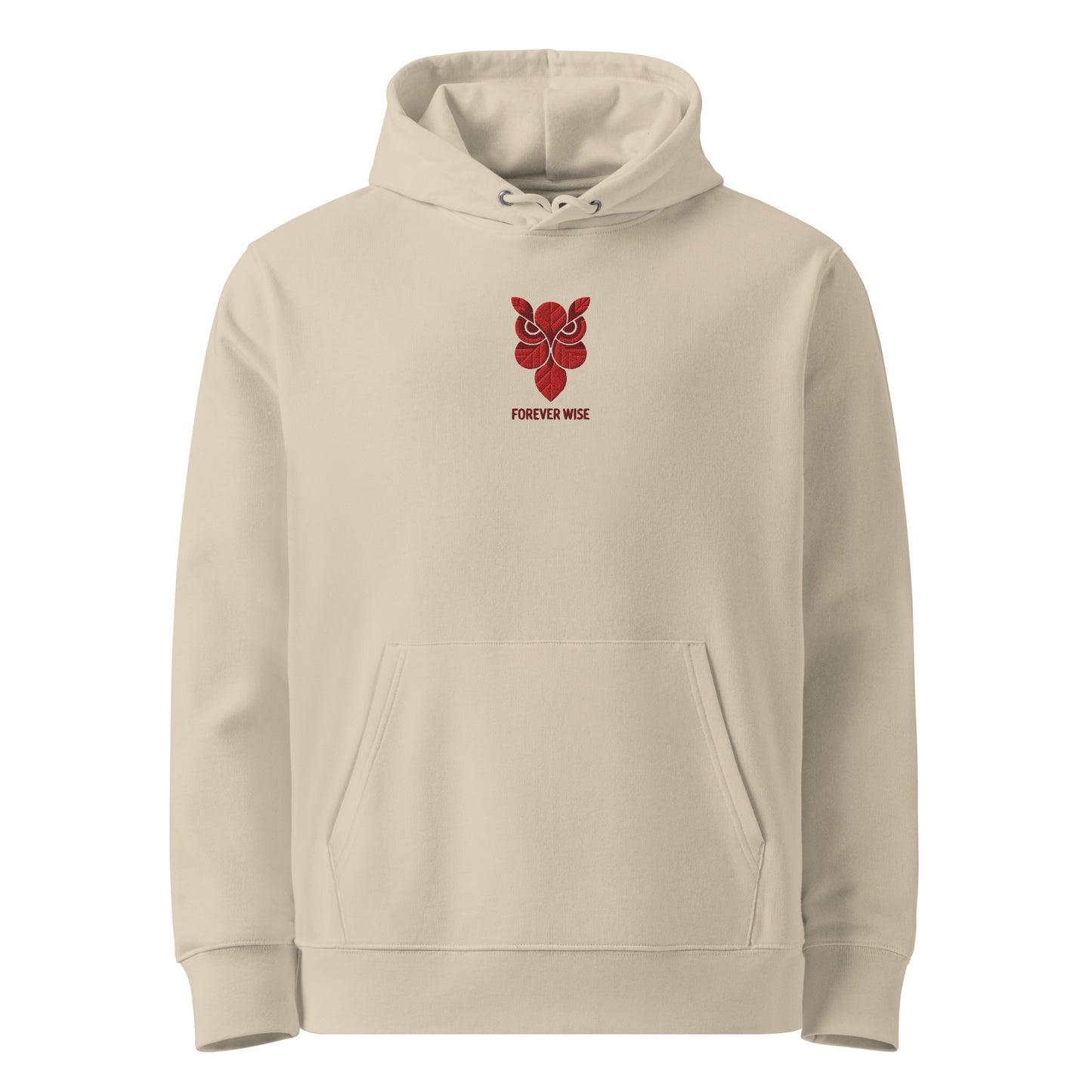 Owl Unisex Essential Organic Hoodie: 'Forever Wise' in Fall | Sustainable Fashion USA Dudeily