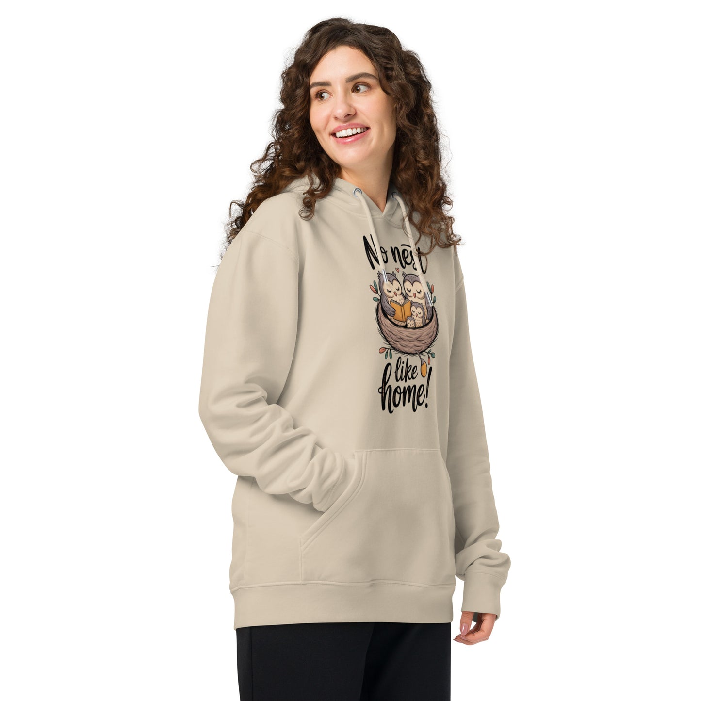 The OwlNest Unisex Essential Organic Hoodie – Eco-Friendly & Timeless Dudeily