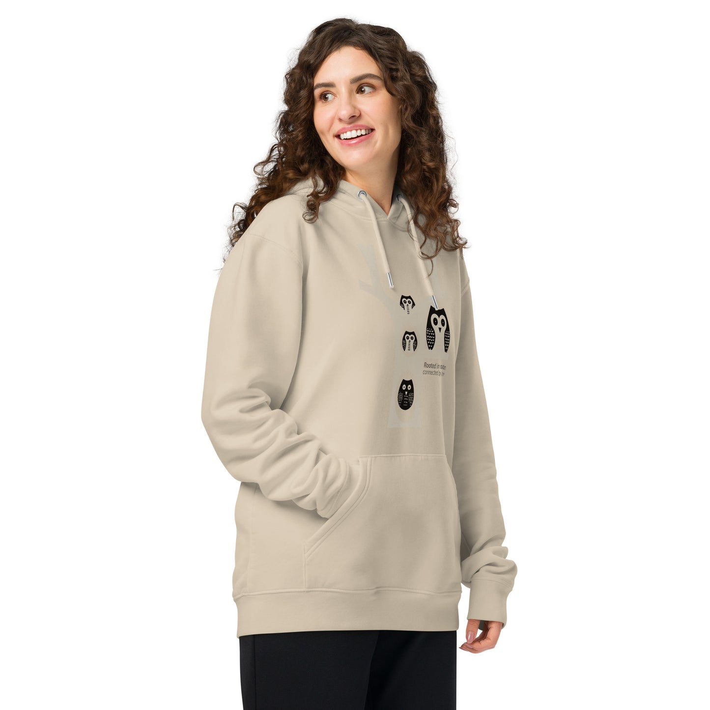 OwlNest Unisex Essential Organic Hoodie – Sustainable Fashion USA | Family Day Edition Dudeily