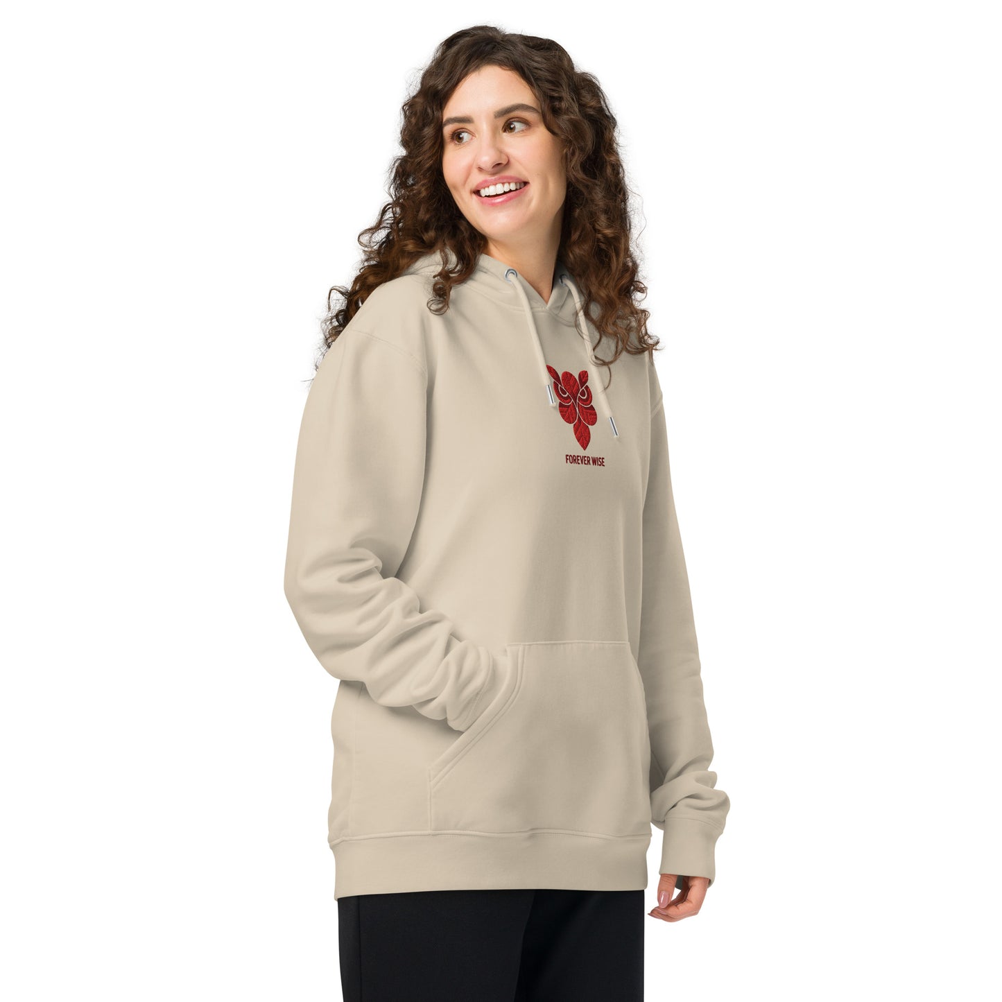 Owl Unisex Essential Organic Hoodie: 'Forever Wise' in Fall | Sustainable Fashion USA Dudeily