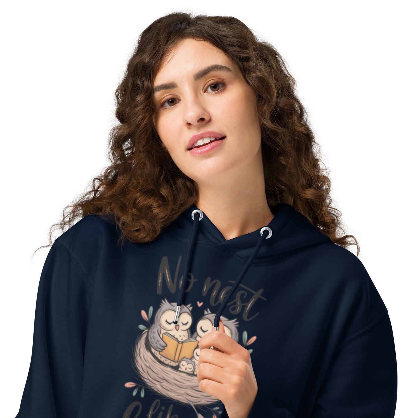 The OwlNest Unisex Essential Organic Hoodie – Eco-Friendly & Timeless Dudeily