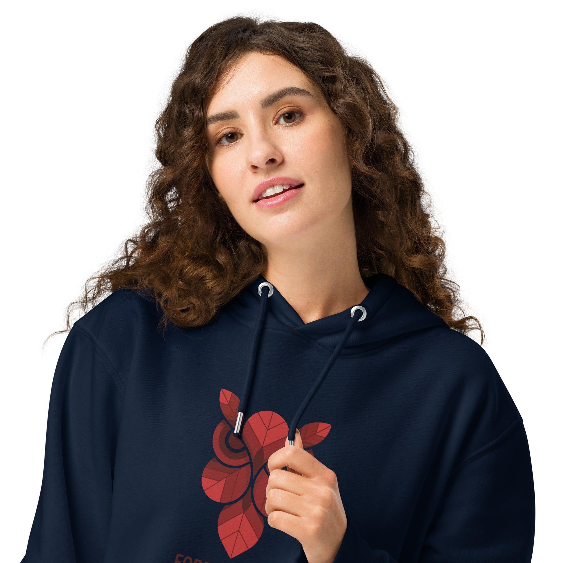 Unisex Essential Organic Hoodie: 'Forever Wise' | Sustainable Owl Fashion USA Dudeily