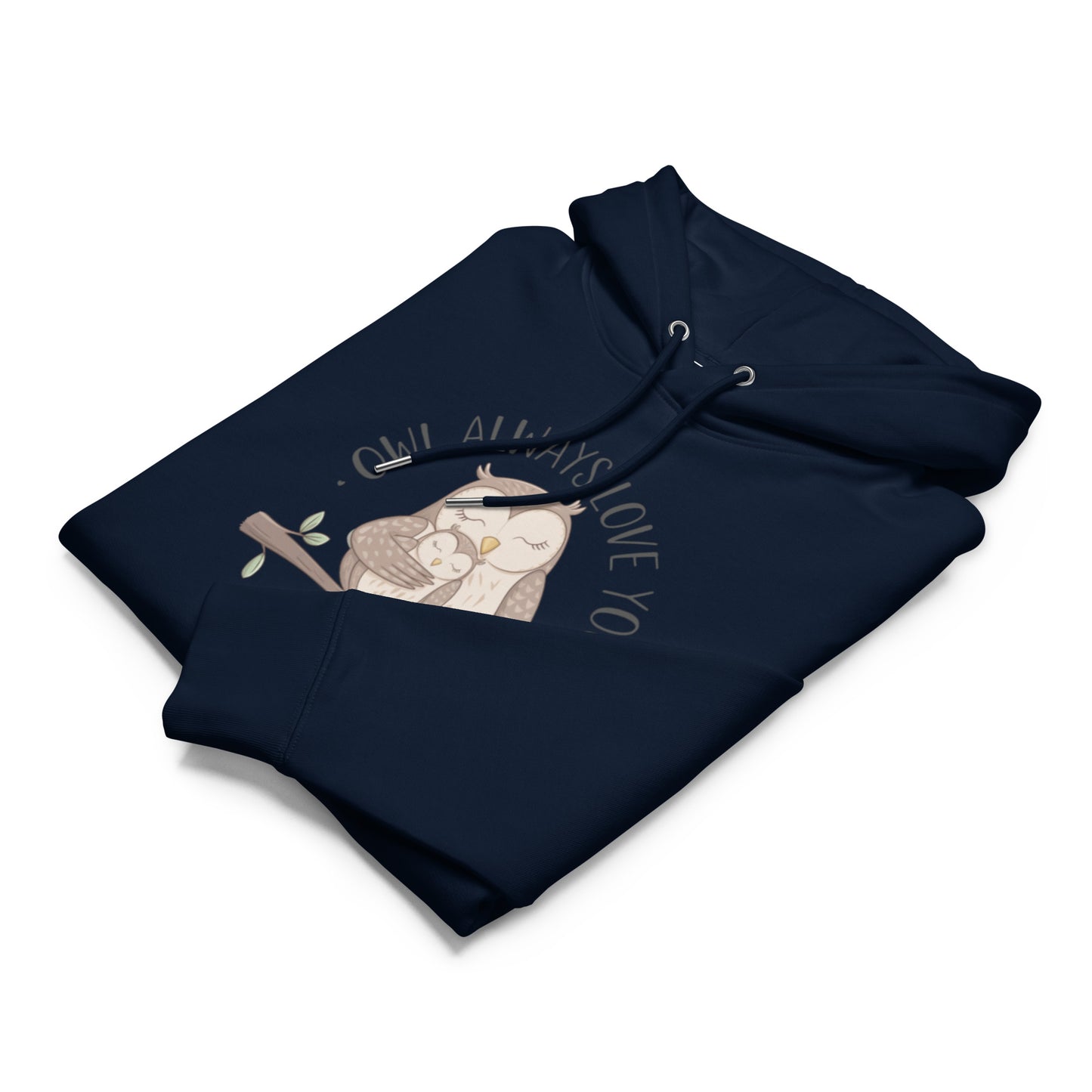 Unisex Essential Organic Hoodie – Sustainable Owl-Themed Pullover for Comfort & Style Dudeily