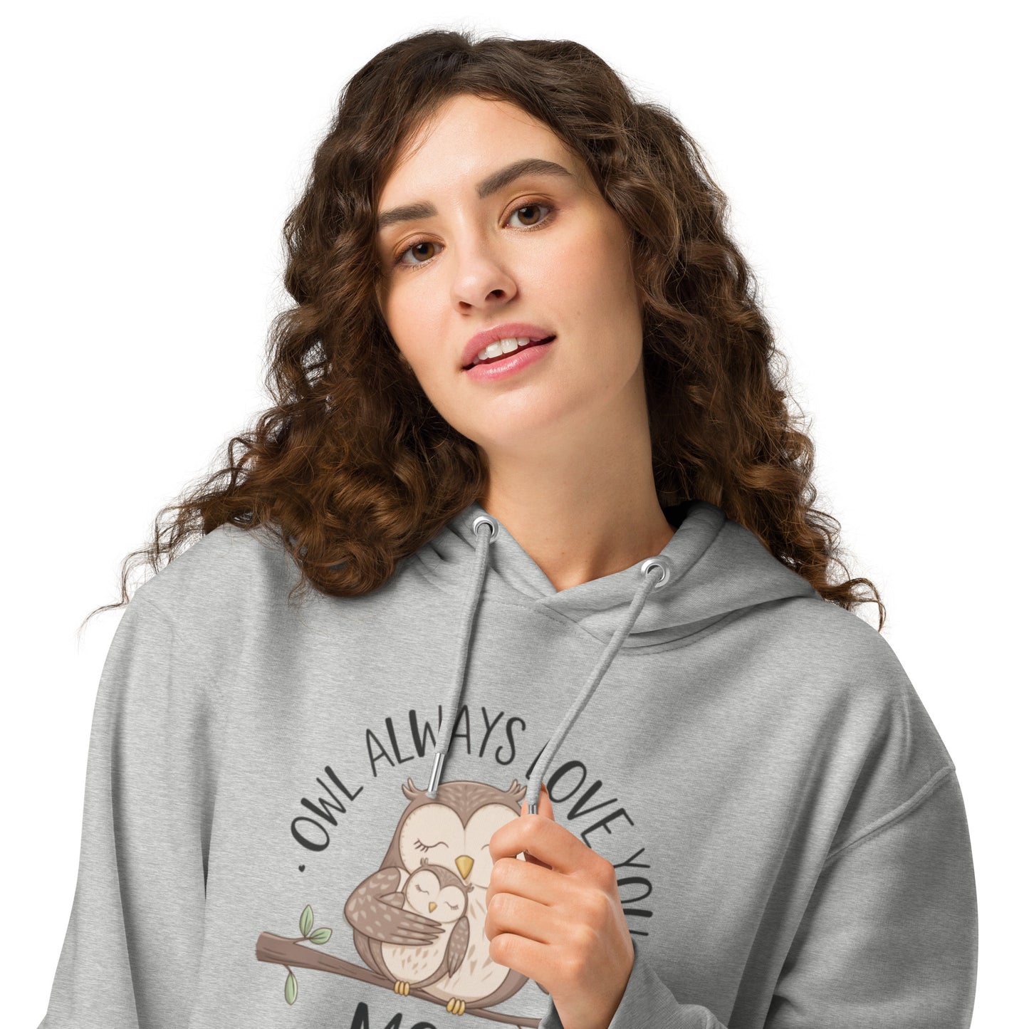 Unisex Essential Organic Hoodie – Sustainable Owl-Themed Pullover for Comfort & Style Dudeily