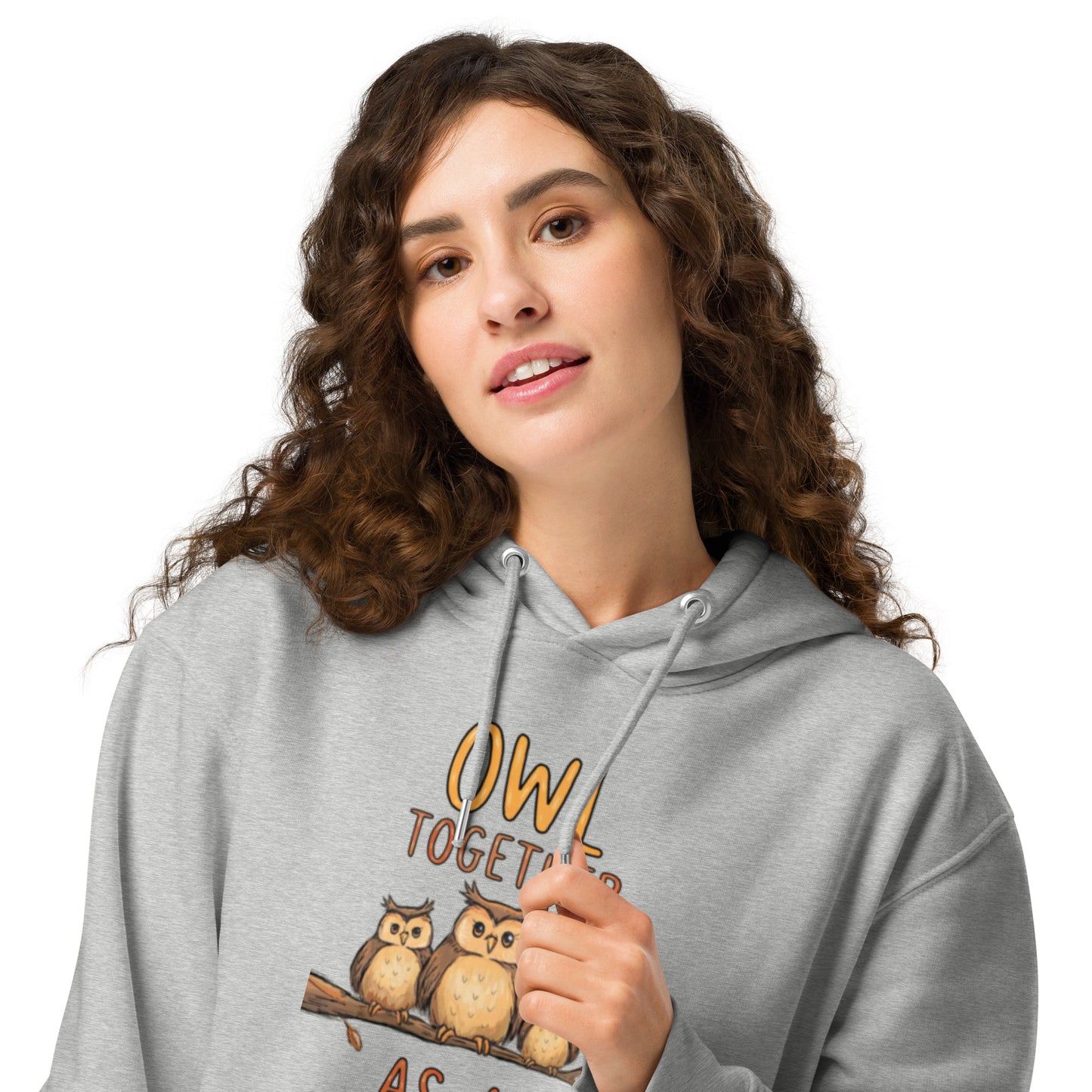 OwlNest Unisex Essential Organic Hoodie – Everyday Eco Comfort Dudeily
