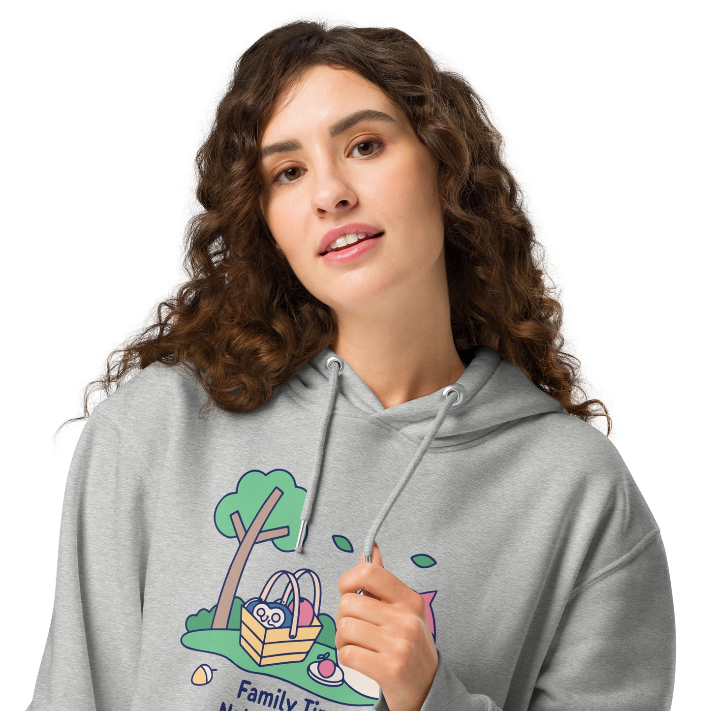 Unisex Essential Organic Hoodie – OwlNest Sustainable Fashion for Cozy Family Day Moments Dudeily