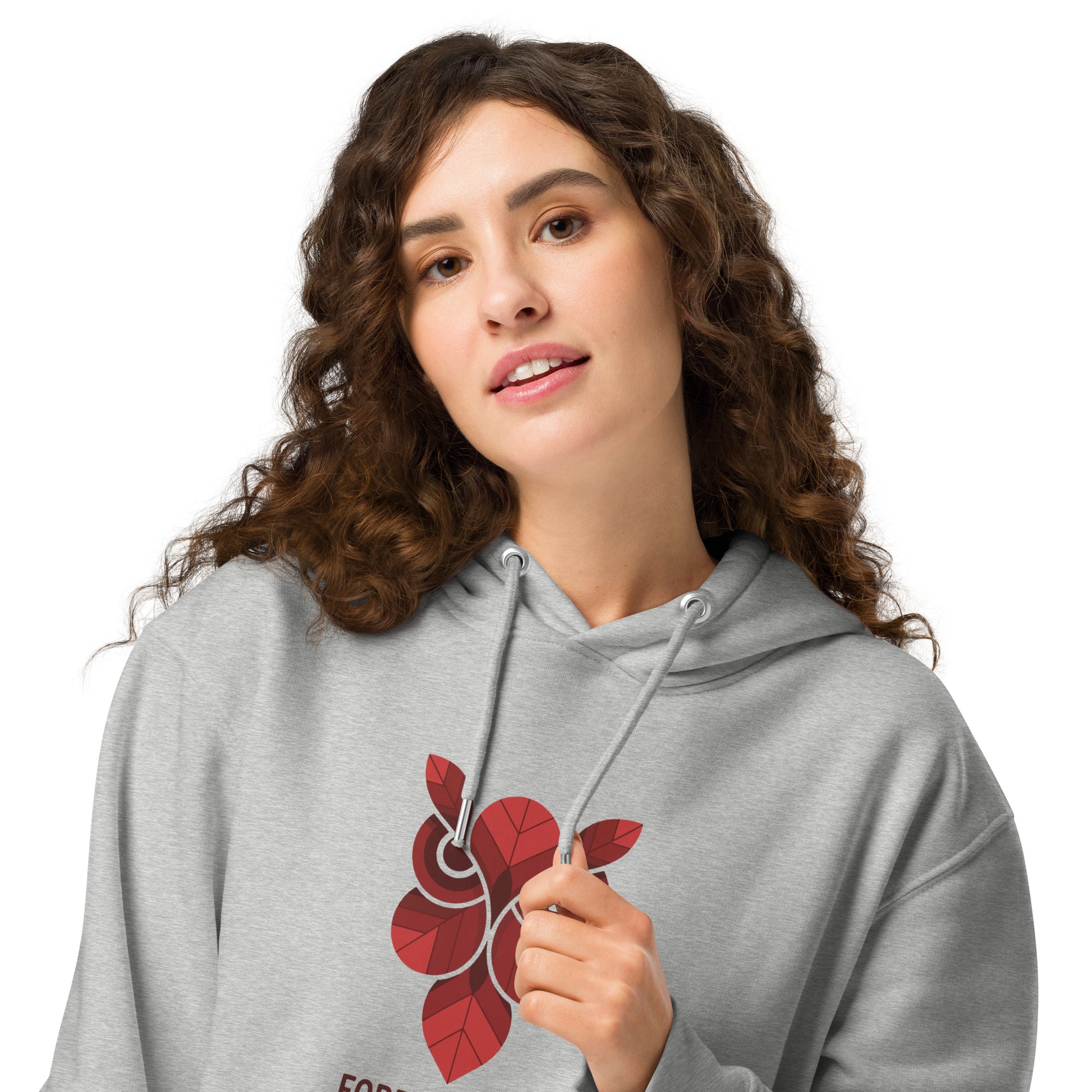 Unisex Essential Organic Hoodie: 'Forever Wise' | Sustainable Owl Fashion USA Dudeily