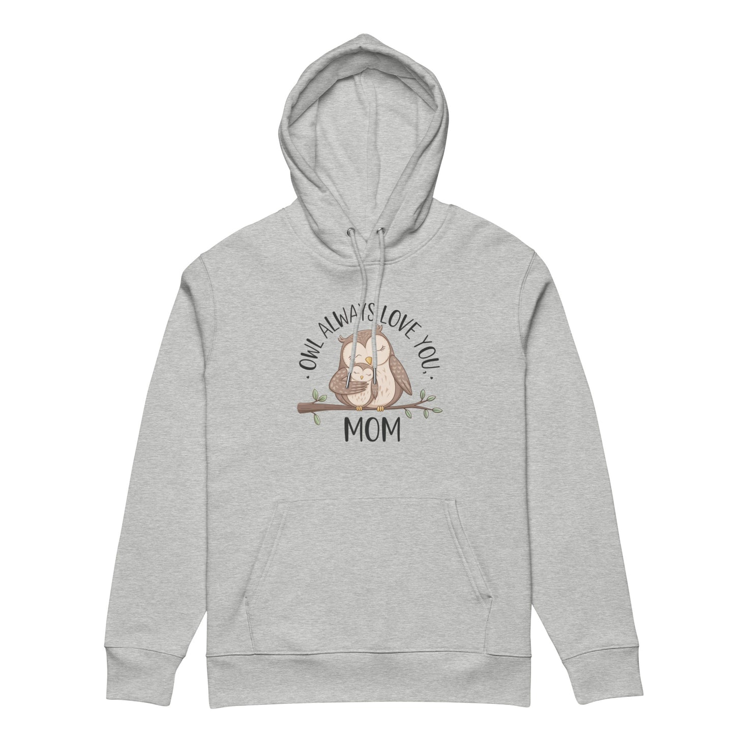 Unisex Essential Organic Hoodie – Sustainable Owl-Themed Pullover for Comfort & Style Dudeily