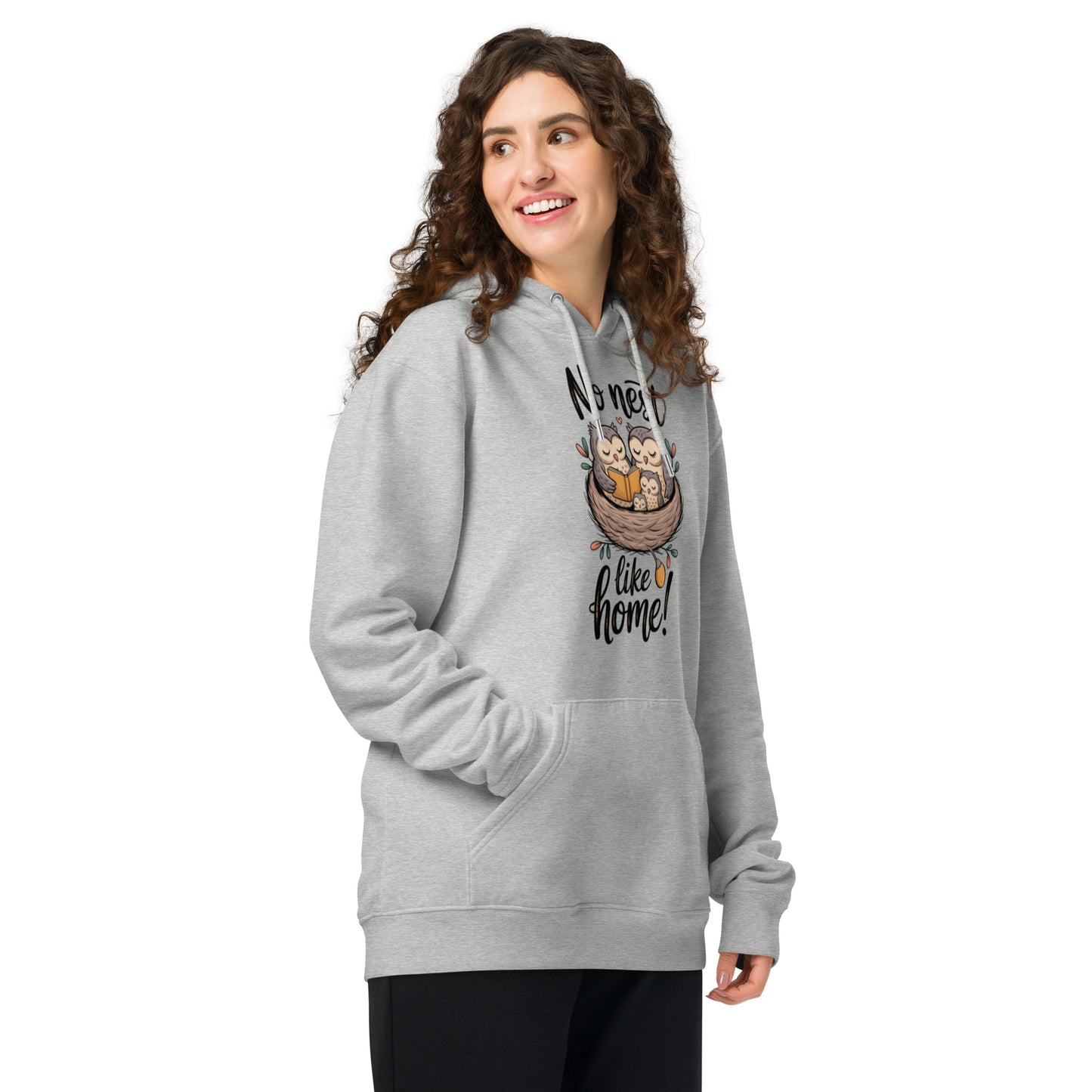 The OwlNest Unisex Essential Organic Hoodie – Eco-Friendly & Timeless Dudeily