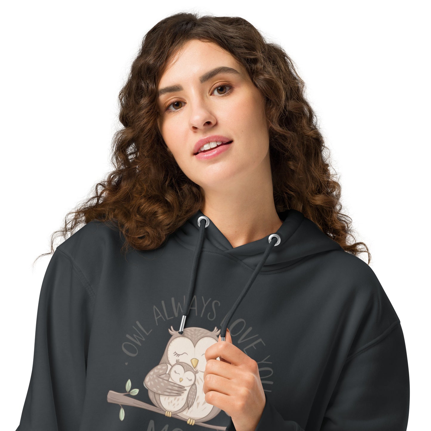 Unisex Essential Organic Hoodie – Sustainable Owl-Themed Pullover for Comfort & Style Dudeily