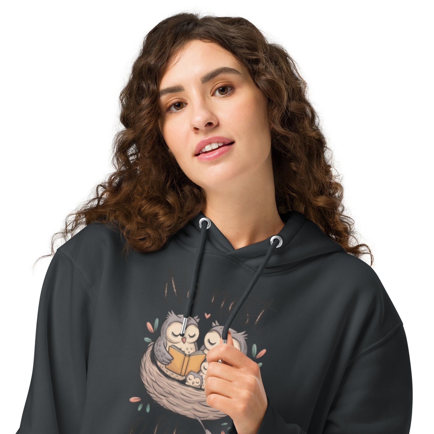 The OwlNest Unisex Essential Organic Hoodie – Eco-Friendly & Timeless Dudeily