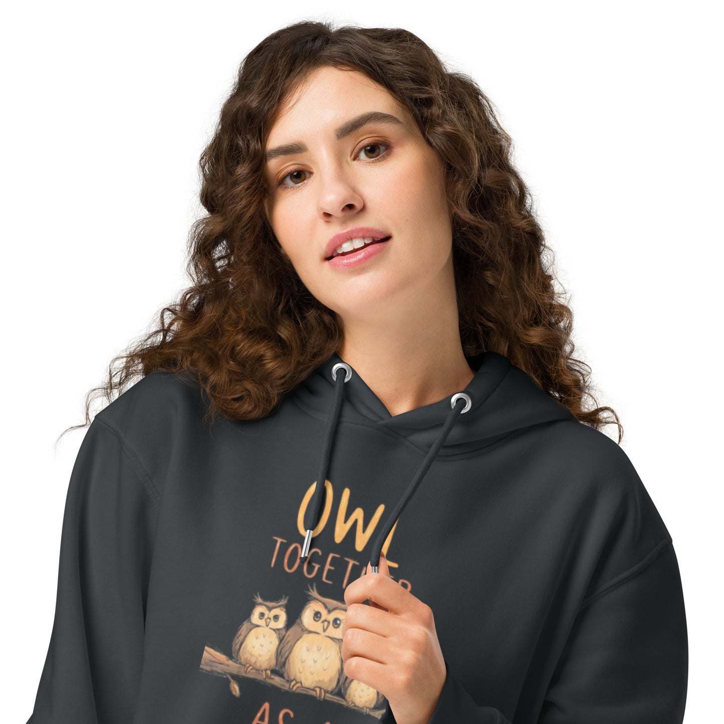 OwlNest Unisex Essential Organic Hoodie – Everyday Eco Comfort Dudeily