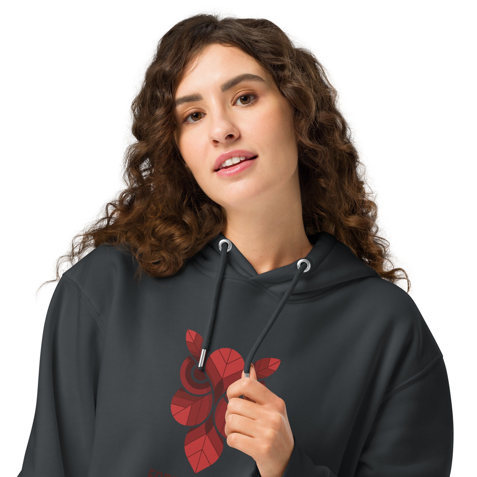 Unisex Essential Organic Hoodie: 'Forever Wise' | Sustainable Owl Fashion USA Dudeily