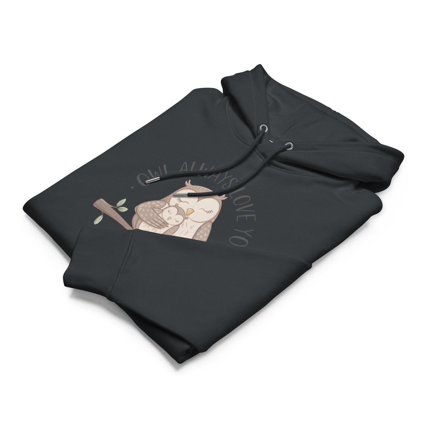 Unisex Essential Organic Hoodie – Sustainable Owl-Themed Pullover for Comfort & Style Dudeily