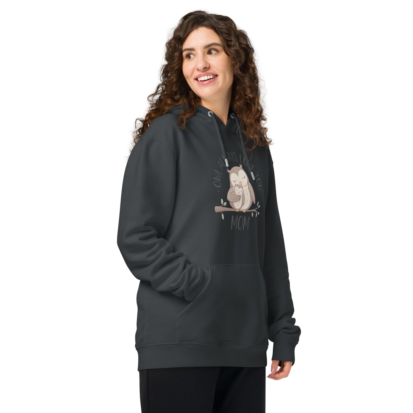 Unisex Essential Organic Hoodie – Sustainable Owl-Themed Pullover for Comfort & Style Dudeily