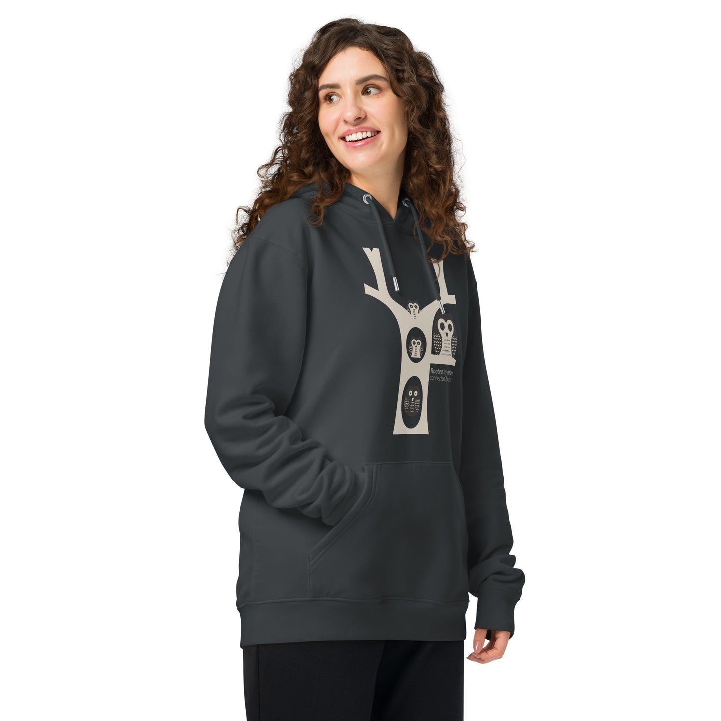 OwlNest Unisex Essential Organic Hoodie – Sustainable Fashion USA | Family Day Edition Dudeily