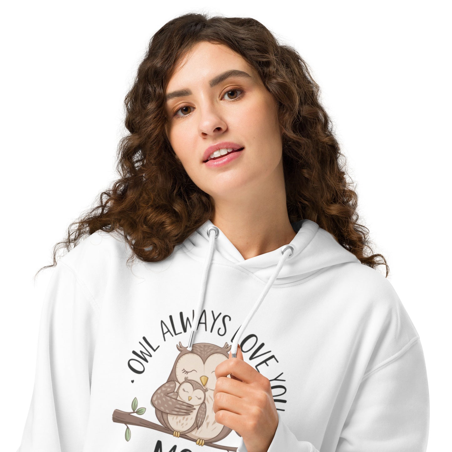 Unisex Essential Organic Hoodie – Sustainable Owl-Themed Pullover for Comfort & Style Dudeily