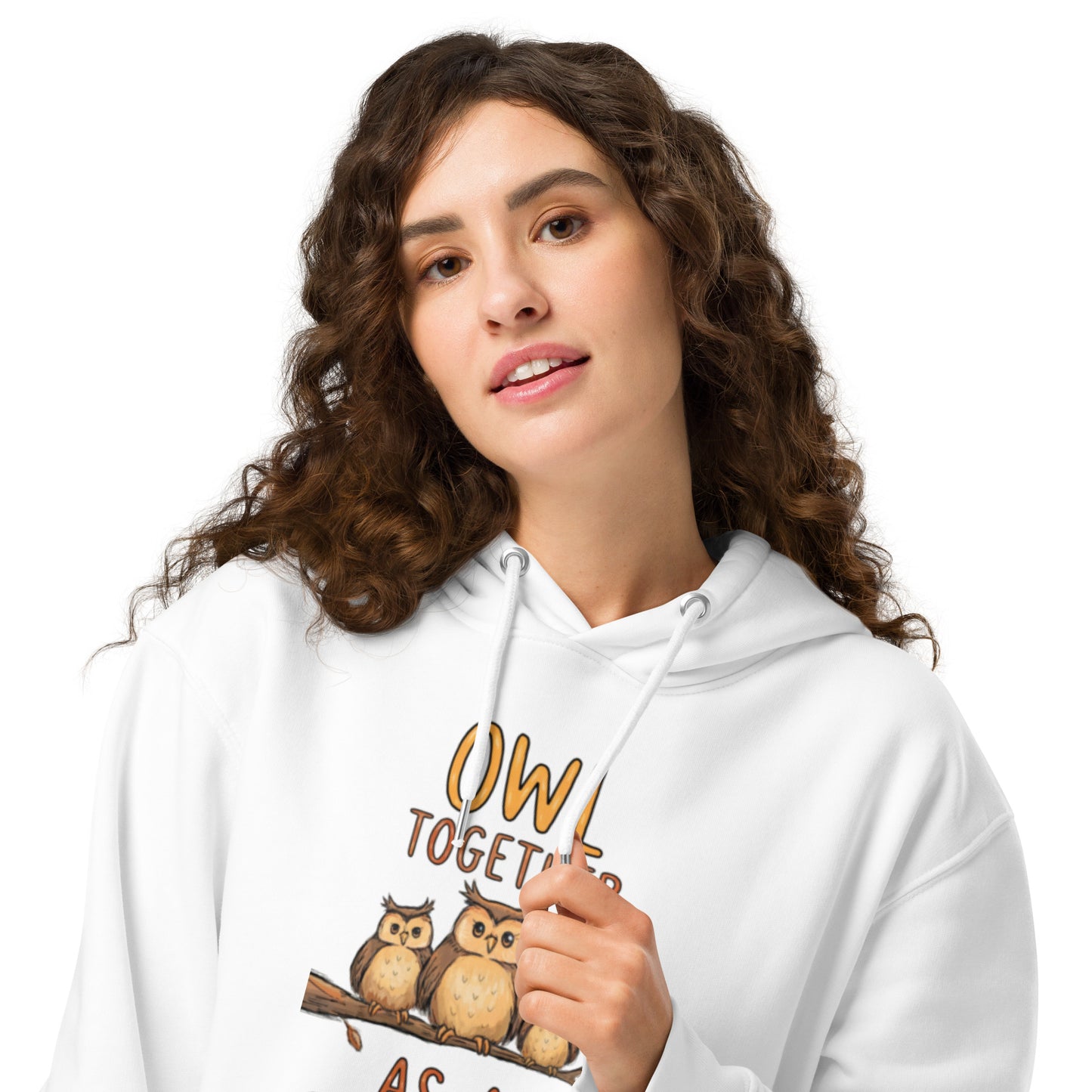 OwlNest Unisex Essential Organic Hoodie – Everyday Eco Comfort Dudeily